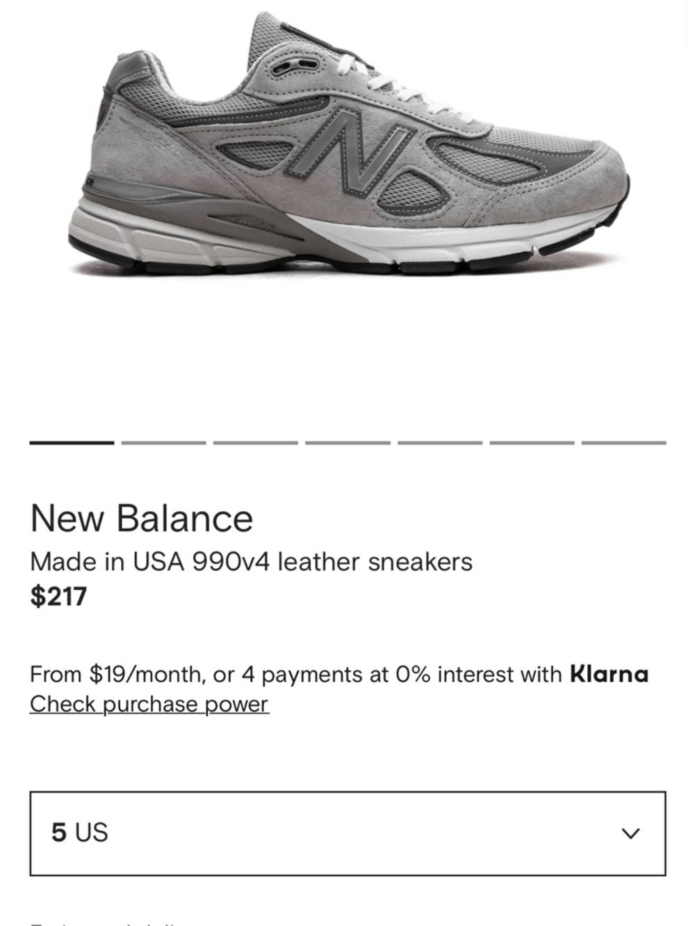 New Balance 990 - Picture 7 of 7